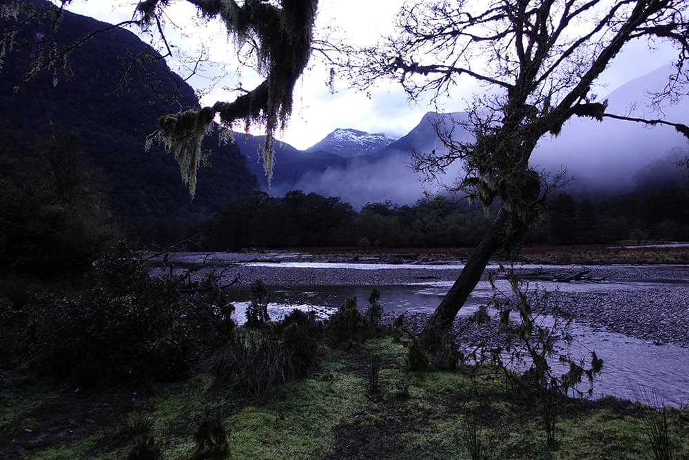 Dawn over the Camelot Valley, Fiordland